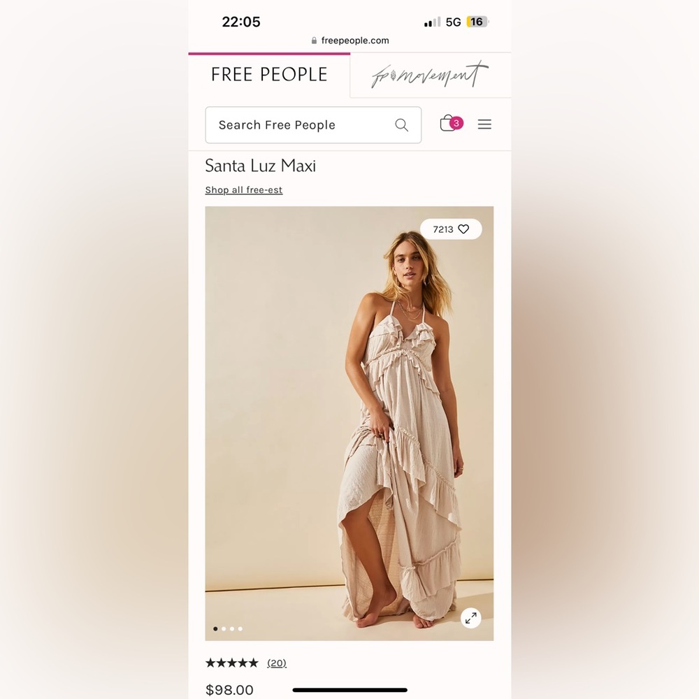 Free People Santa Luz Maxi Dress